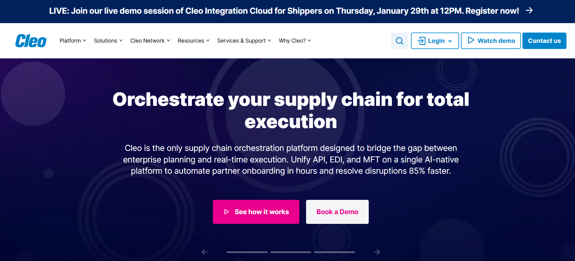 Hero-секція сайту клієнта